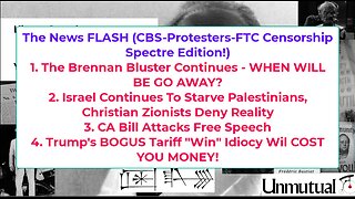 Liberty Conspiracy LIVE 7-28-25 Tariff Terror, Gaza Starvation, CBS