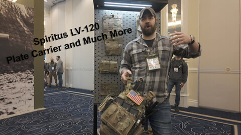 Spiritus Systems plate carrier ( LV120), Mk6 Chassis, and prototypes. (SHOT Show 2026)`