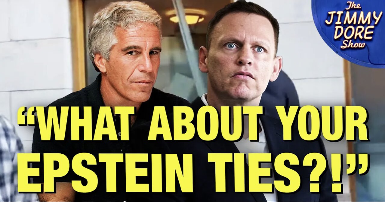 BREAKING! Peter Thiel CONFRONTED Over Epstein Ties!