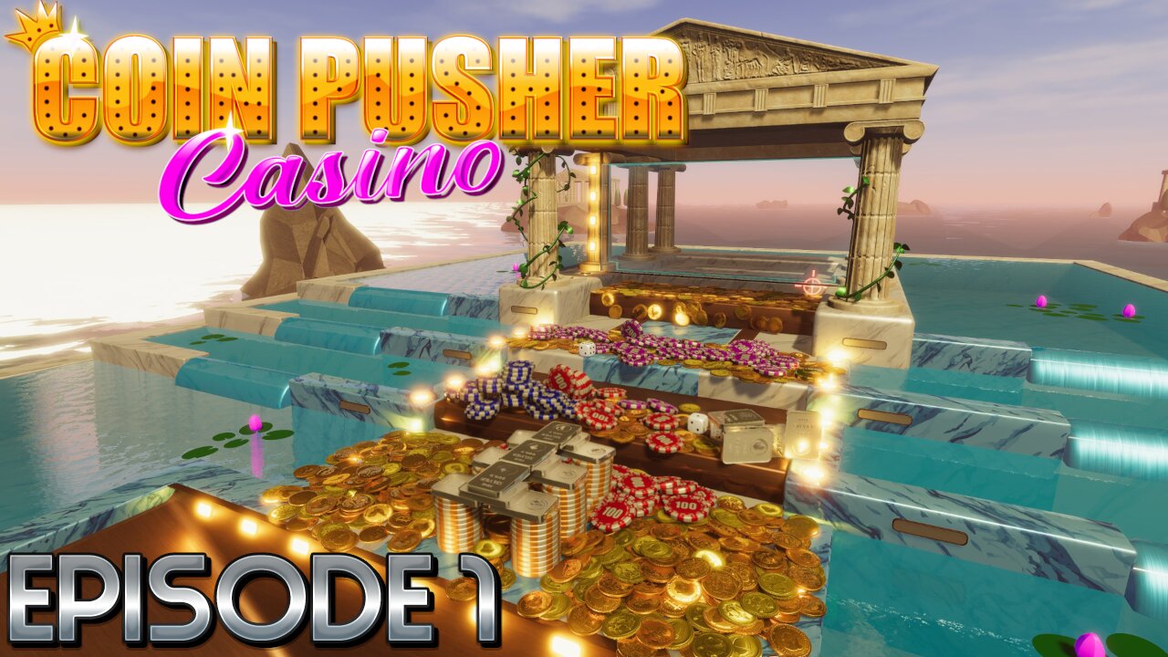 Lets Push Our Luck, Will We Get The Big Coin Stack To Drop Or Bankruptcy? | Coin Pusher Casino –Ep1