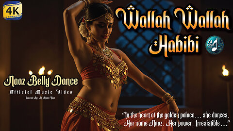 Naaz Wallah Wallah Habibi 💃🔥 (Official Music Video 2025) | Belly Dance x Arabic Pop Sensation