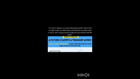 English idioms with meaning