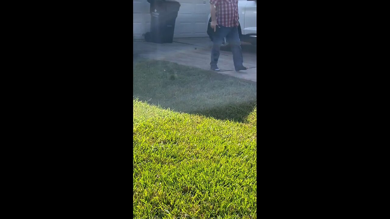 Dude Pulled His Strap On A Guy For Walking In His Neighborhood