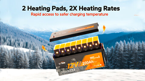 LiTime 12V 200Ah Plus Self-Heating LiFePO4 Battery is Huge Back Up Power Storage!