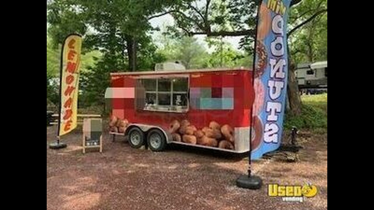 2018 Mini Donut Concession Trailer | Mobile Food Unit for Sale in Pennsylvania!