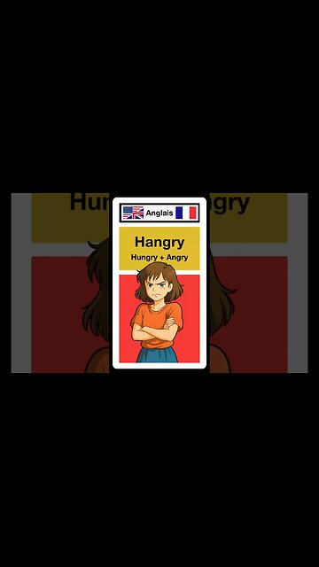 🇬🇧 Que veut dire : “Hangry” 📚