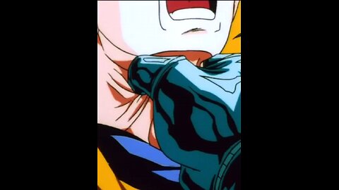 Vegeta saves goku