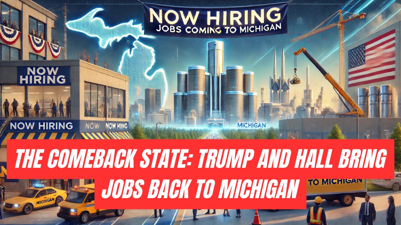 The Comeback State: Trump & Hall Team Up to Bring Jobs, Jets, and Justice Back to Michigan