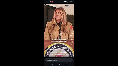 Melania Warns Troops About AI Warfare