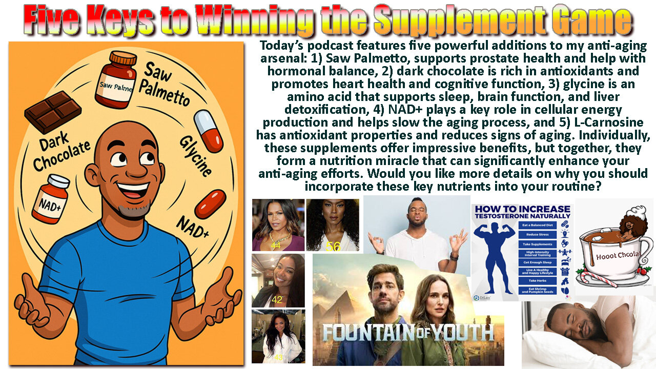 Five Keys to Winning the Supplement Game