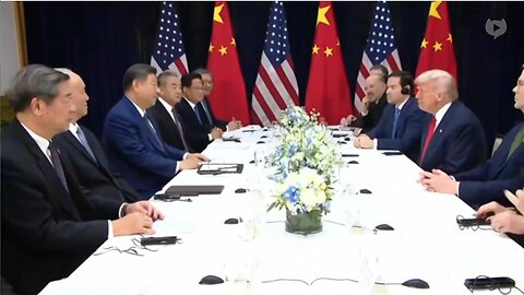 NOW - President Trump and Xi exchange opening remarks at negotiating table