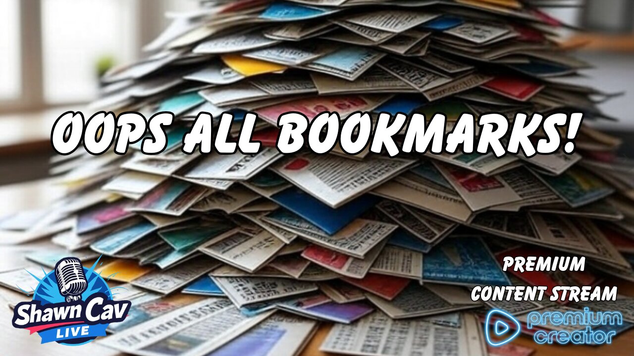OOPS ALL BOOKMARKS! | SCL 08.17.25