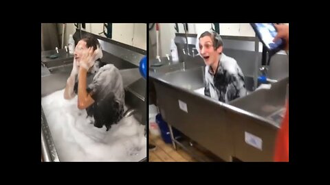 Taking A Bath At McDonald's