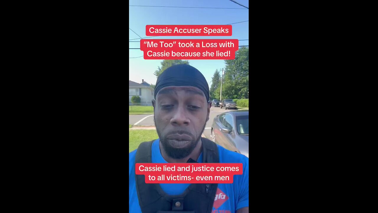 Cassie accuser speaks and tell why he's suing her