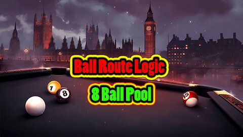 🎱 Ball Route Logic – Straight 8 Ball Pool