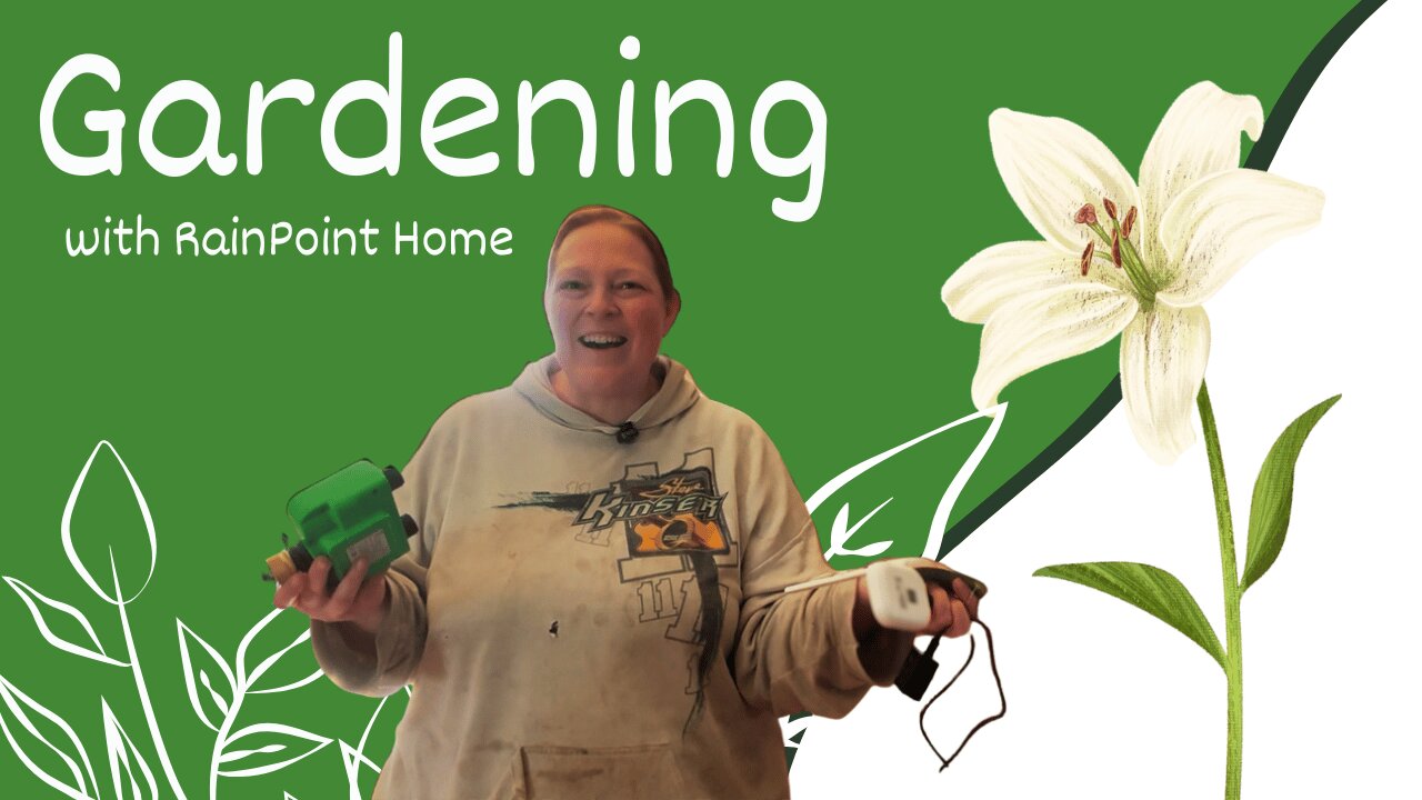 Spring Garden Prep & RainPoint Watering Device Review | Raised Bed Weeding + Volunteer Plants!