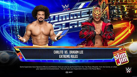 WWE 2k24 ExtremeRules Carlito vs Dragon Lee
