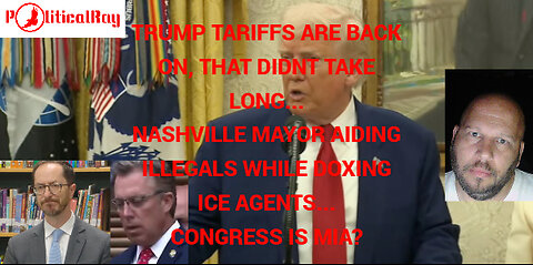 Trump Tariffs are back on, while taco is still trending #1. Where is Congress?