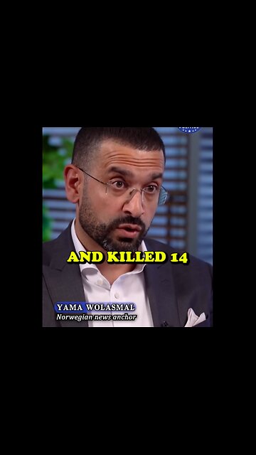 Norwegian anchor asks Israeli Minister Sharren Haskel about killing & burying 14 rescue workers.