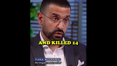 Norwegian anchor asks Israeli Minister Sharren Haskel about killing & burying 14 rescue workers.