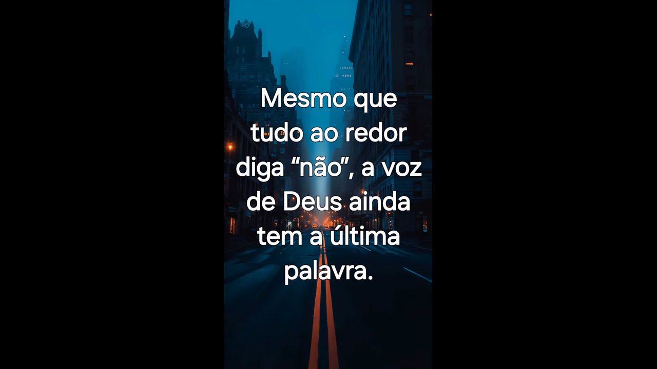 Á última palavra ainda é Dele