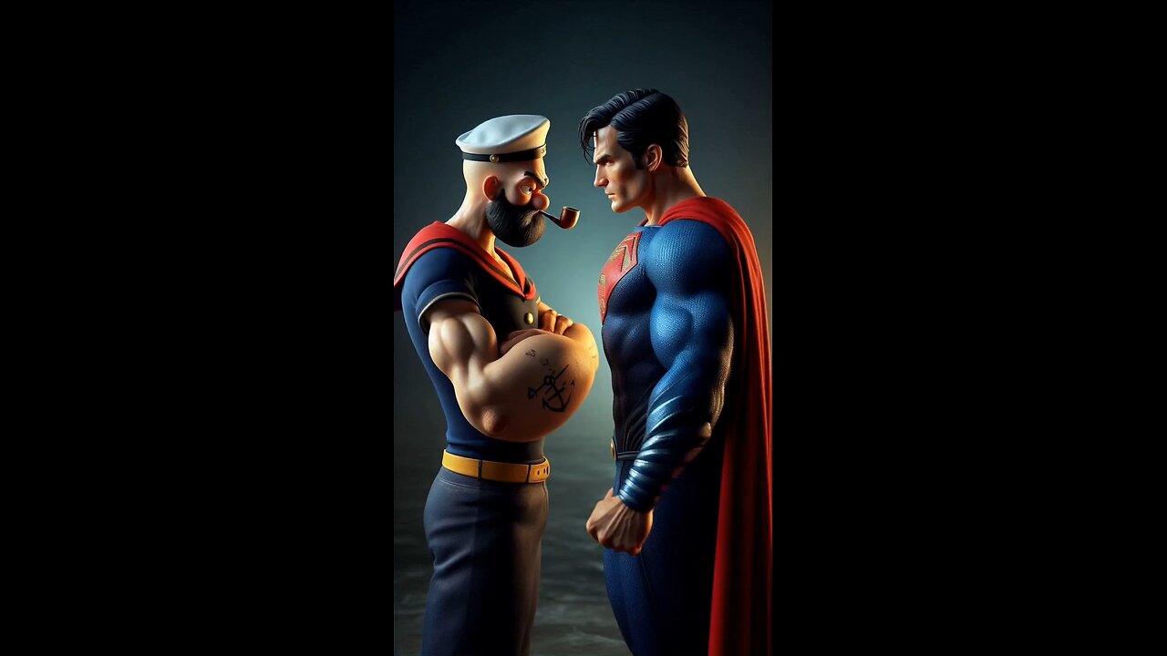 super man 3d ai generated