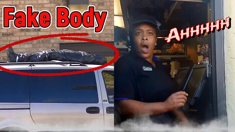 Fake Dead Body Prank! 😱 Funny Drive-Thru Pranks with "Funger Bushna TV" 🤣