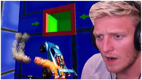 Tfue Can’t Believe How Crazy Rocket Racing Is in Fortnite 😱