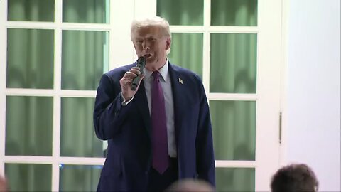 President Donald J. Trump hosts dinner on new Rose Garden patio.