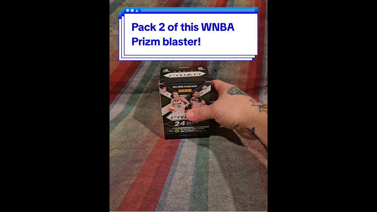 Pack 2 of this 2024-25 WNBA Prizm blaster