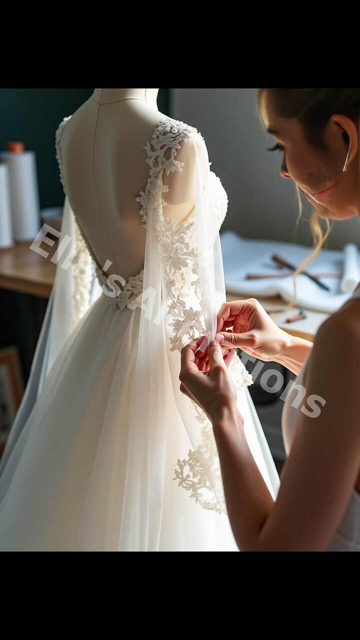 A Tailors Guide: How Sleeves, from Bare to Bold, Transform Your Wedding Gown.