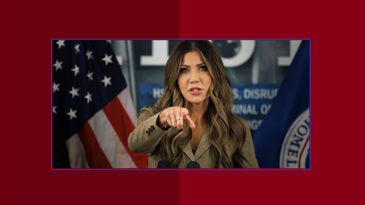 EXPLOSIVE CLAIM 🚨 Sec Kristi Noem has a message for Newsom...