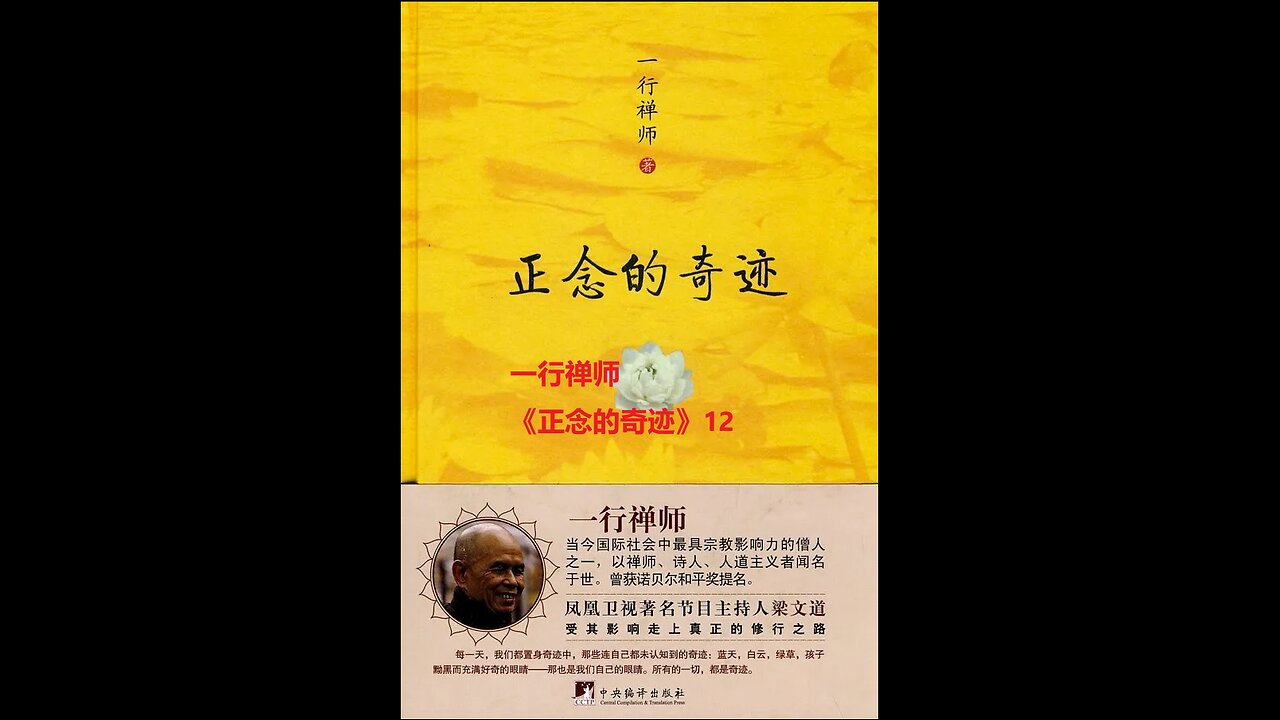 一行禅师《正念的奇迹》 12 第八章 32个正念的练习 二
