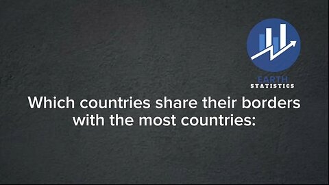 Which countries share their borders with the most countries