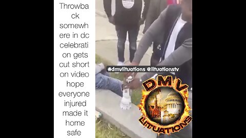 Old footage of Gun fire erupting somewhere in southeast dc