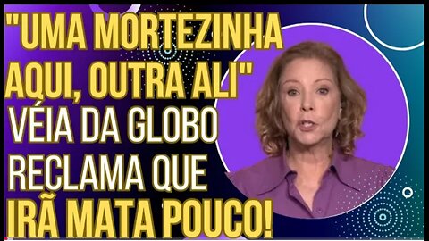 URRGENTE: véia da GloboNews fala uma loucura ao vivo, ri e CHOCA o Brasil!