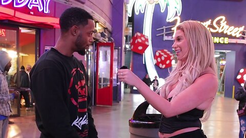 STELLA GOES BACK TO ASK KISS OR SLAP TO STRANGERS!