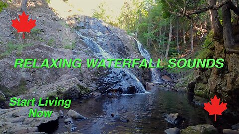 🇨🇦Relaxing Moss Glen Waterfalls | Kingston Peninsula Kennebecasis River New Brunswick🇨🇦