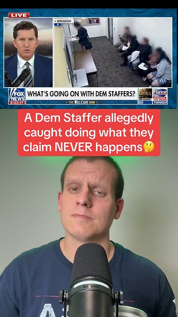 A Democrat staffer allegedly caught doing what they claim NEVER happens.