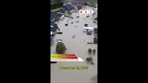 #USA #WashingtonState #Pacific #Flood #HeavyRain #weather #climate #destruction #anomaly