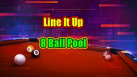 ✨ Line It Up – Real 8 Ball Pool Flow