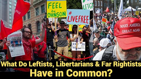 What do Leftists, Libertarians and the Far Right have in common?