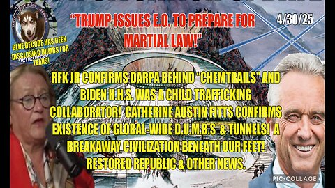 RFK JR CONFIRMS DARPA BEHIND CHHEMTRAILS AND BIDEN H.H.S. WAS A CHILD TRAFFICKING COLLABORAT. & OTHER NEWS..