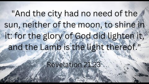 Bible study on Psalms "His foundation is in the holy mountains"