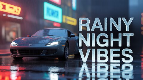 LO-FI Night Ride Through The Rainy City 🚘🌧️