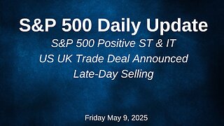 S&P 500 Daily Update for Friday May 9, 2025
