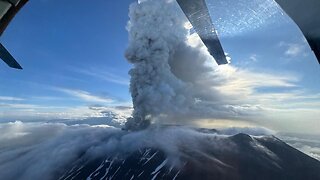 Krasheninnikov Volcano Dormant Since 1550 Is Kickstarted by 8.8mag Quake - Canadian Wildfire Smoke