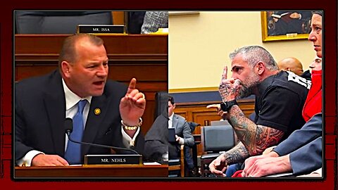 Dirty J6 cop Fanone tells Rep. Troy Nehls (R-TX) to Go F* Yourself in Hearing