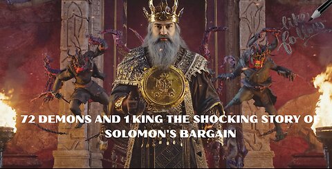 72 Demons and 1 King The SHOCKING Story of Solomon's Bargain.