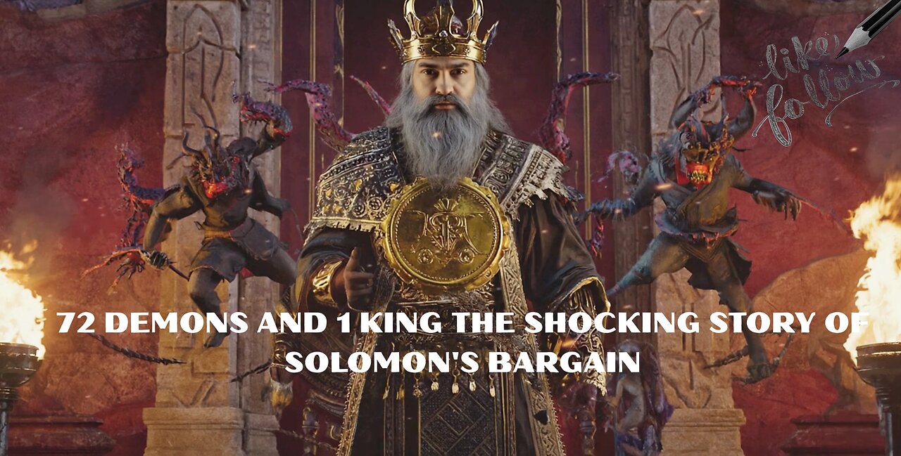 72 Demons and 1 King The SHOCKING Story of Solomon's Bargain.